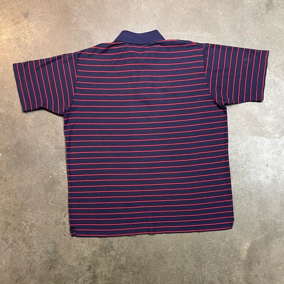 Vintage 1980s JCPenney The Fox Logo Striped Polo Shirt - Picture 5 of 8
